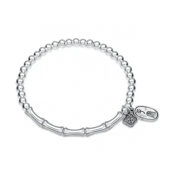 U state S 999 Fine Silver Pure Silver Bracelets Women's