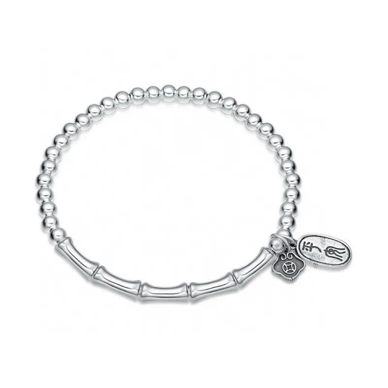 U state S 999 Fine Silver Pure Silver Bracelets Women's-0