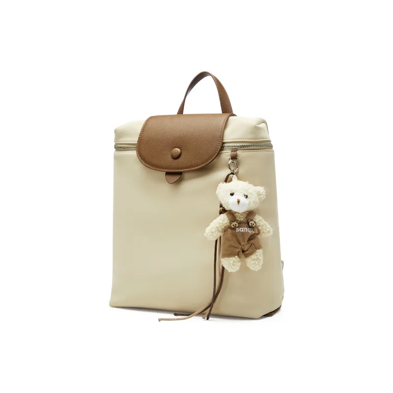 JOSINY Synthetic Leather Backpack Women's Apricot-1