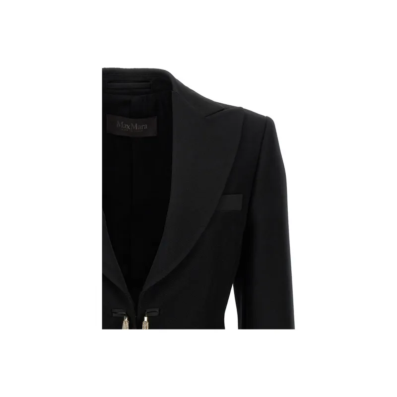 MaxMara Tassel Detailed Straight Hem Jacket-2