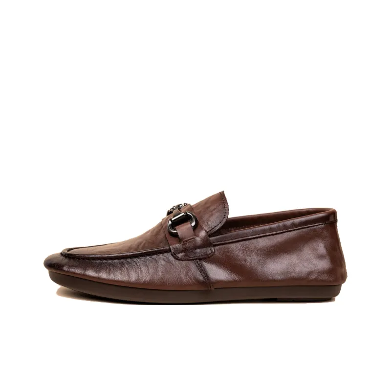 AMRGHONE Loafers Low Heel Men's-6