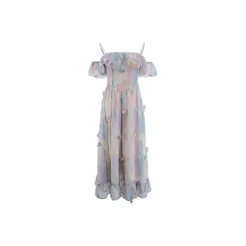 Manekniv Slip Dresses Women's Purple