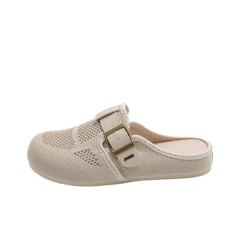 King Jinmai Rubber Sole Slip Resistant Closed Toe Slippers Women's-0