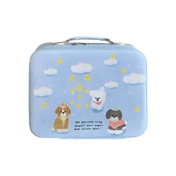 Gentle Welcome Mirror Cute Cartoon Travel Portable Large Capacity Storage Bags