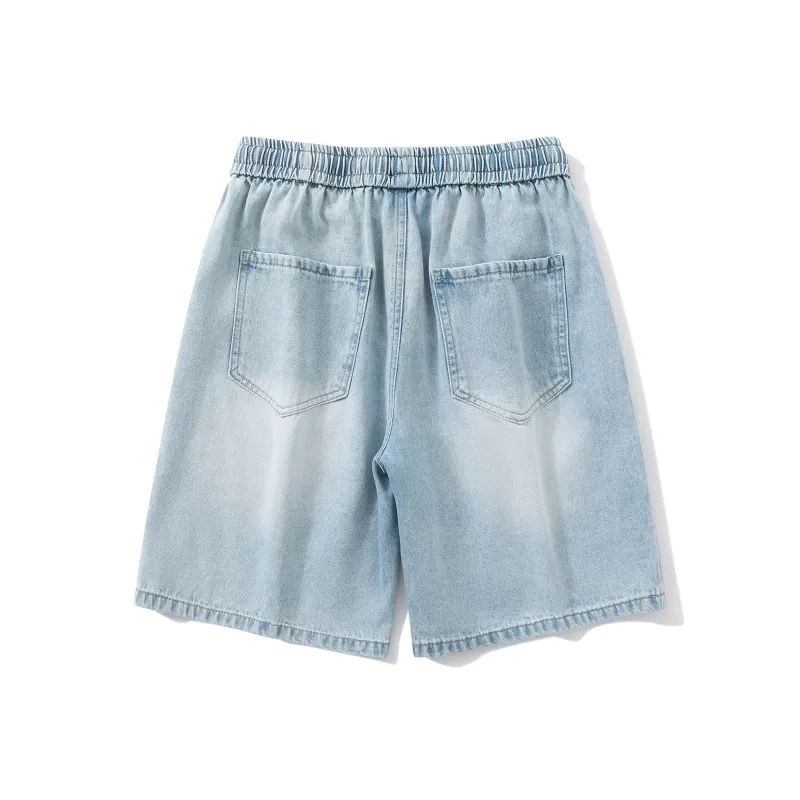 VXOXV Denim Shorts Unisex-5