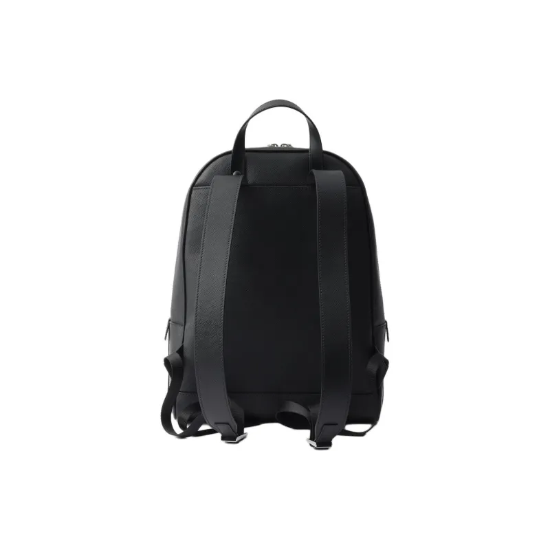 PRADA Calfskin Backpack Men's Black-2