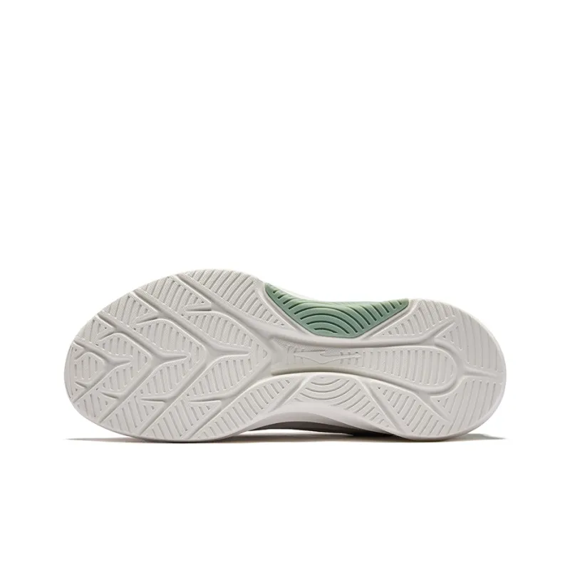 Erke Shock Absorbers Rebound Low Top City Commute Running Shoes Men's Wild Gray Emerald Wave-4