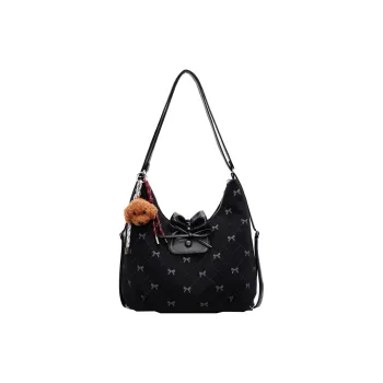 BGAY Fabric Shoulder Bag Women's Black/Gray/Coffee