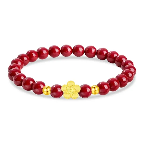 Kim Ka Fook Cinnabar Bracelets Women's-5
