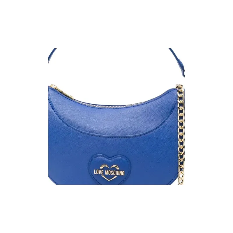 LOVE MOSCHINO PU Handbag, Shoulder Bag Women's Sea Blue-3