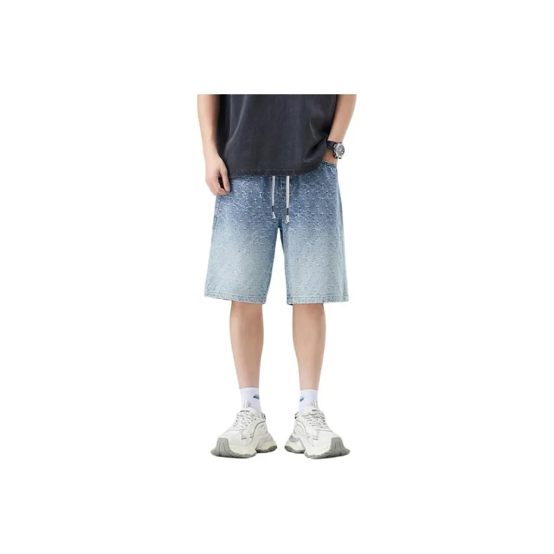 ROBINHOOD Denim Shorts Unisex Light Blue-0