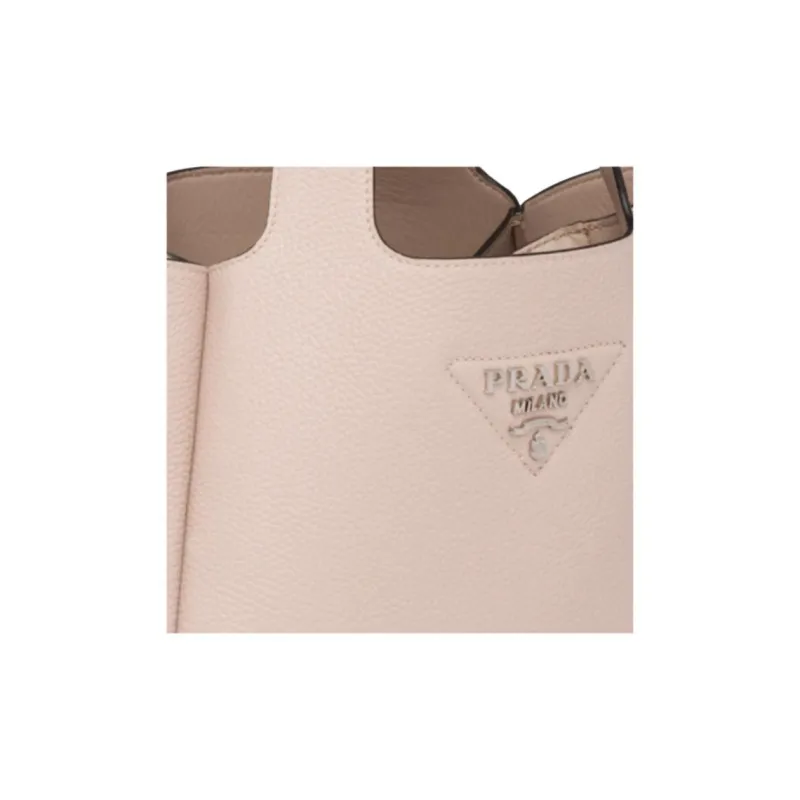 PRADA Calfskin Handbag Women's Lotus Pink-5