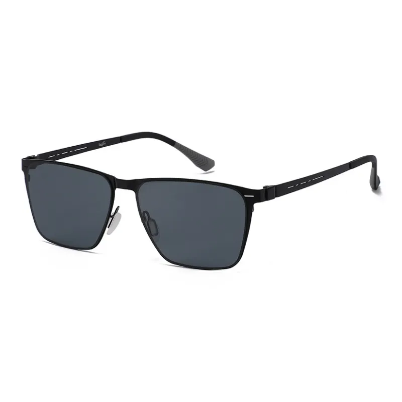 JEKA Metal Square Sunglasses Unisex-0