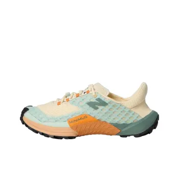 New Balance Minimus Trail Low Top Running Shoes Women's Beige Green