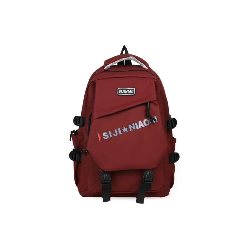 AIBAG Oxford Backpack Unisex Gray/Black/Red/Green/Blue/White-9