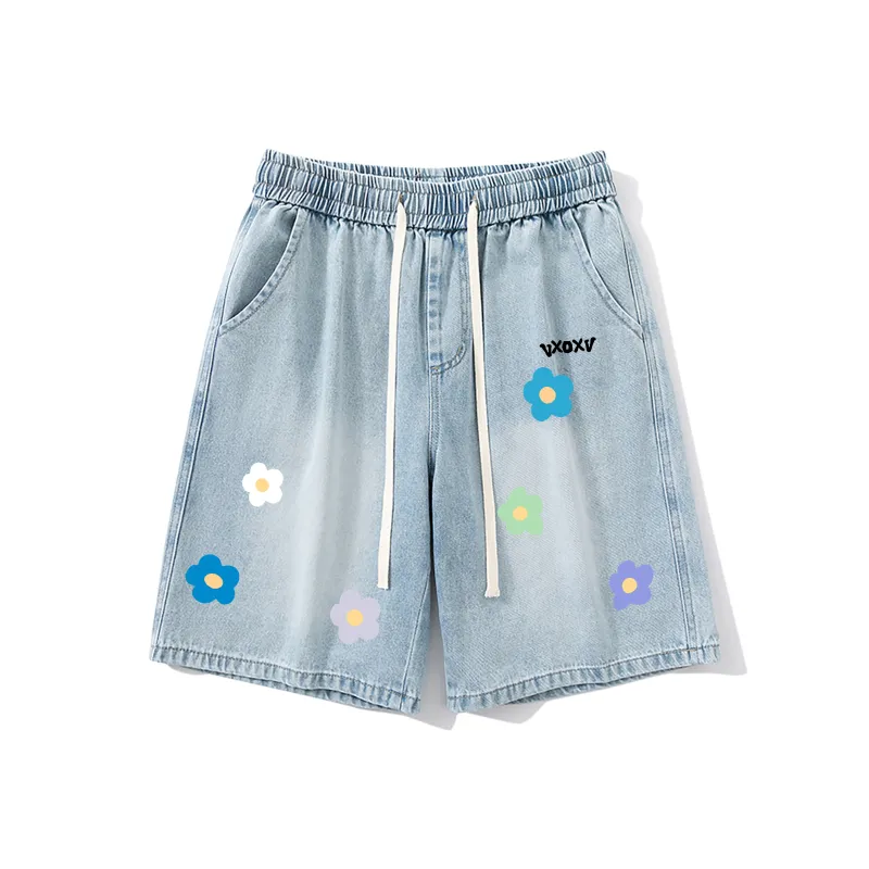 VXOXV Denim Shorts Unisex-4