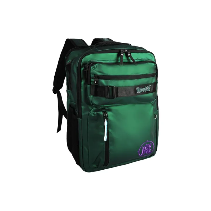 VICTOR Polyester Backpack Unisex White/Jasper-4