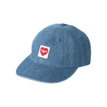 Carhartt WIP Leather Baseball Caps Unisex Blue