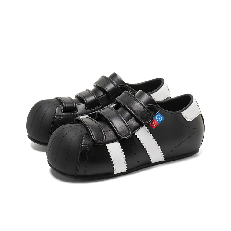 BBIMP Lightweight Anti Slip Low Top Skateboard Shoes Unisex Black-1