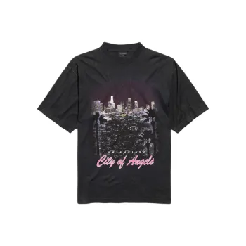Balenciaga SS25 T Shirt Regular Fit Unisex Black