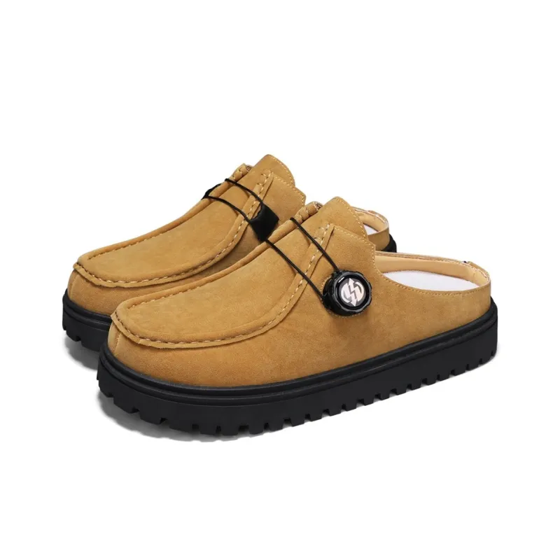 HUANAI Quiet Closed Toe Slippers Men's-1
