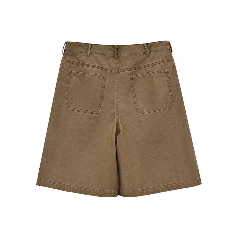 SINBOS Casual Shorts Men Mocha Coffee-1