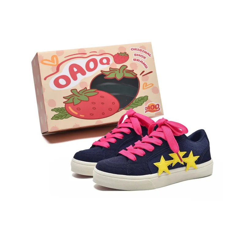 OAOQ Slip Resistant Cushioning Abrasion Resistant Lightweight Breathable Low Top Skateboard Shoes Unisex-20