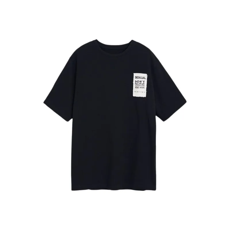 Desigual T Shirts Men Black-0