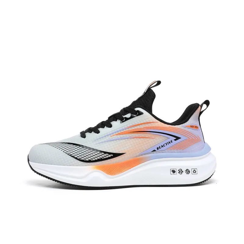Gaius Durant Rebound Abrasion Resistant Slip Resistant Low Top Running Shoes Men's Light Gray Orange-0