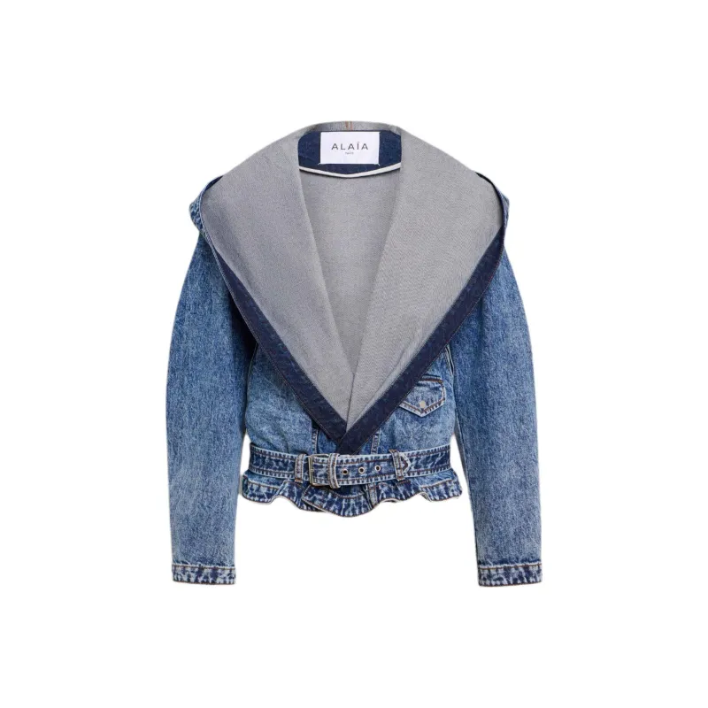 Alaia SS25 Jackets & Coats Women's Light Blue-0