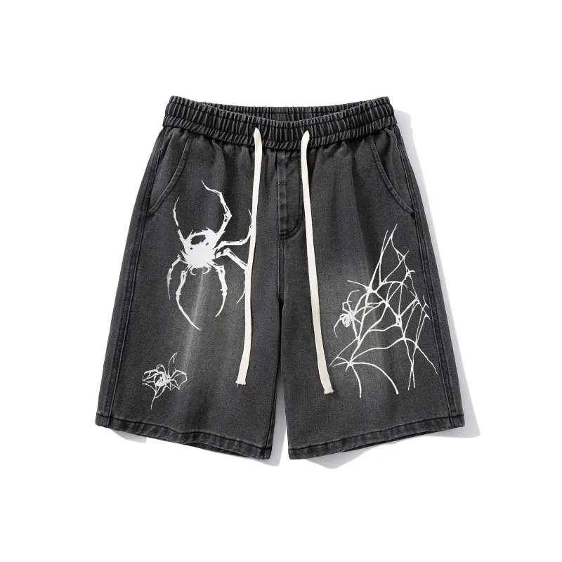 VXOXV Denim Shorts Unisex-8