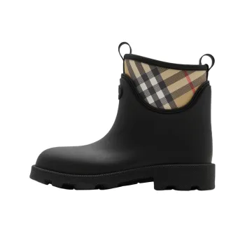 Burberry Marsh Stamp Rain Boots Women's Black