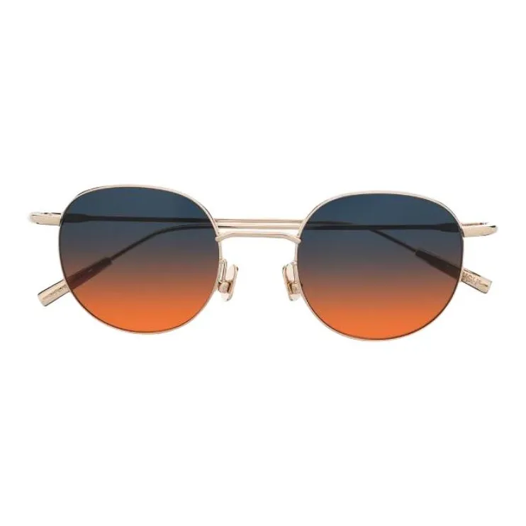 AMBUSH Metal Round Sunglasses Women's Gold-2