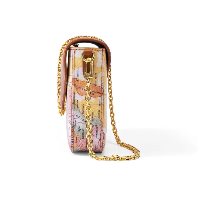 PAPRIKA Cow Leather Shoulder Bag Women's Multicolor-7