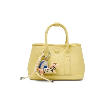 JOSINY Synthetic Leather Shoulder Bag, Crossbody Bag, Handbag Women's Ecru/Light Yellow