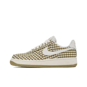Nike Air Force 1 Anti Slip Wear Resistant Low Top Skateboard Shoes Women's Beige Brown