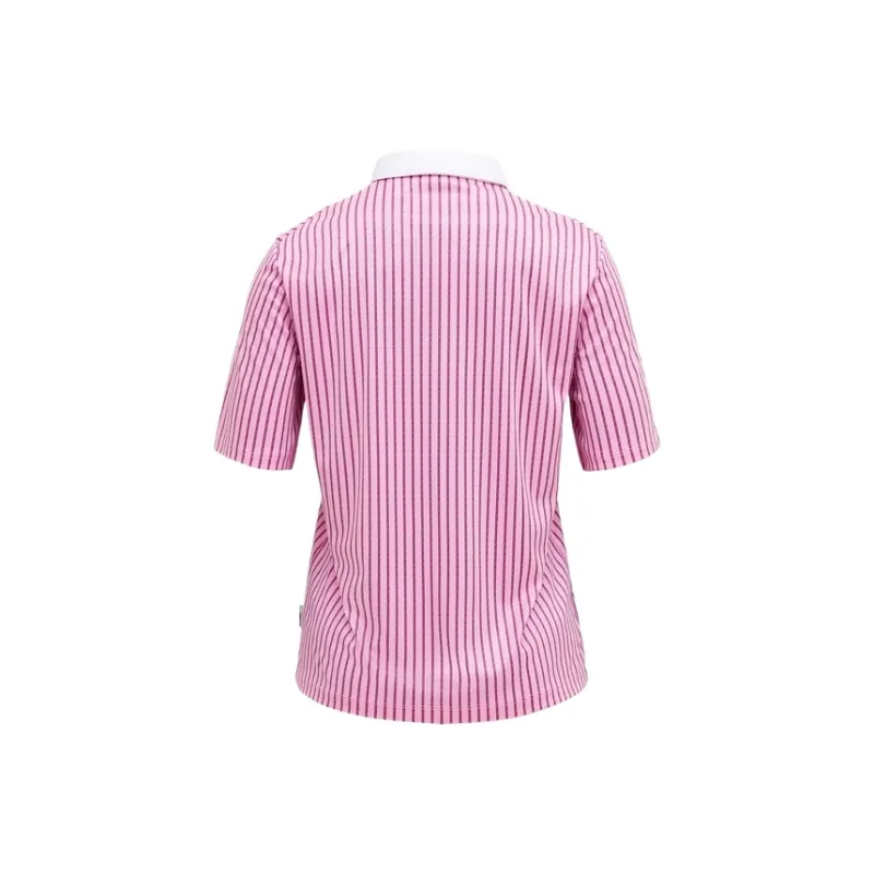 PEAK PERFORMANCE Graphic Polo Shirt Women's Bright Coral-1