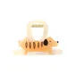 Transparent Coffee Puffy Dog Claw Clip