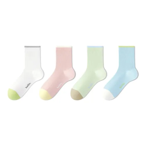 B&C.Room Mid Calf Socks Women's 4 Pack