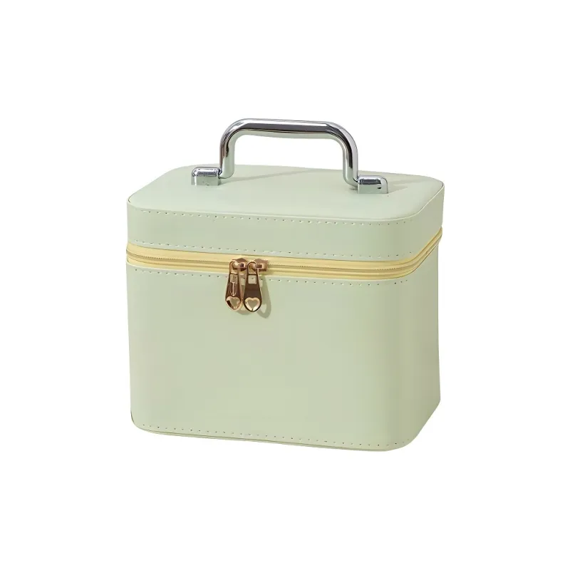 Gentle Welcome Cream Solid Color, Minimalist Style, Large Capacity Makeup Bags-11
