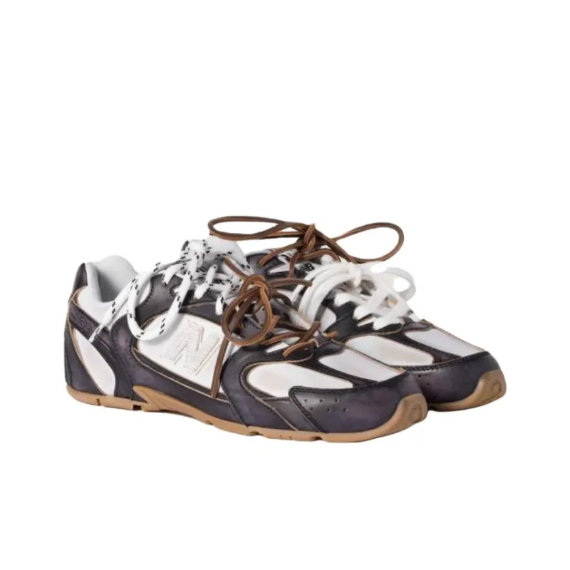 New Balance x MIU MIU NB 530 SL Low Top Casual Shoes Women's Black White-2