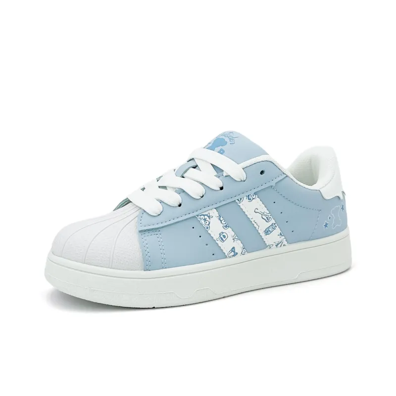 Teddy Bear Collection Low Top Skateboard Shoes Unisex-9
