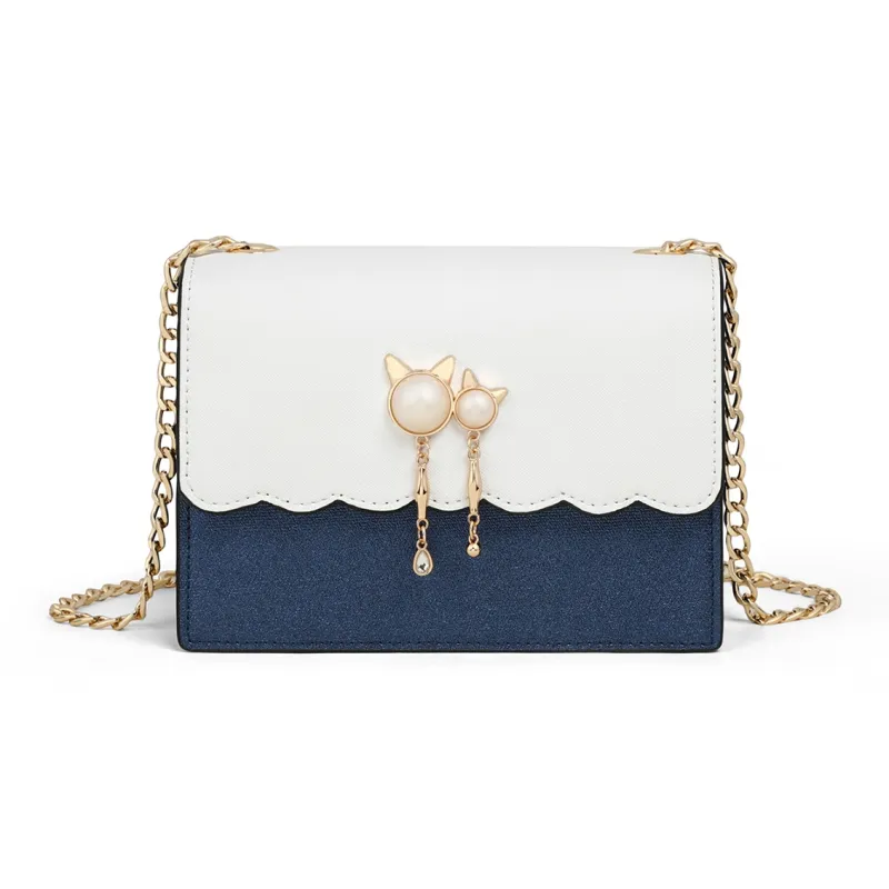 COMELY Synthetic Leather Shoulder Bag, Crossbody Bag Women's Royal Blue-3