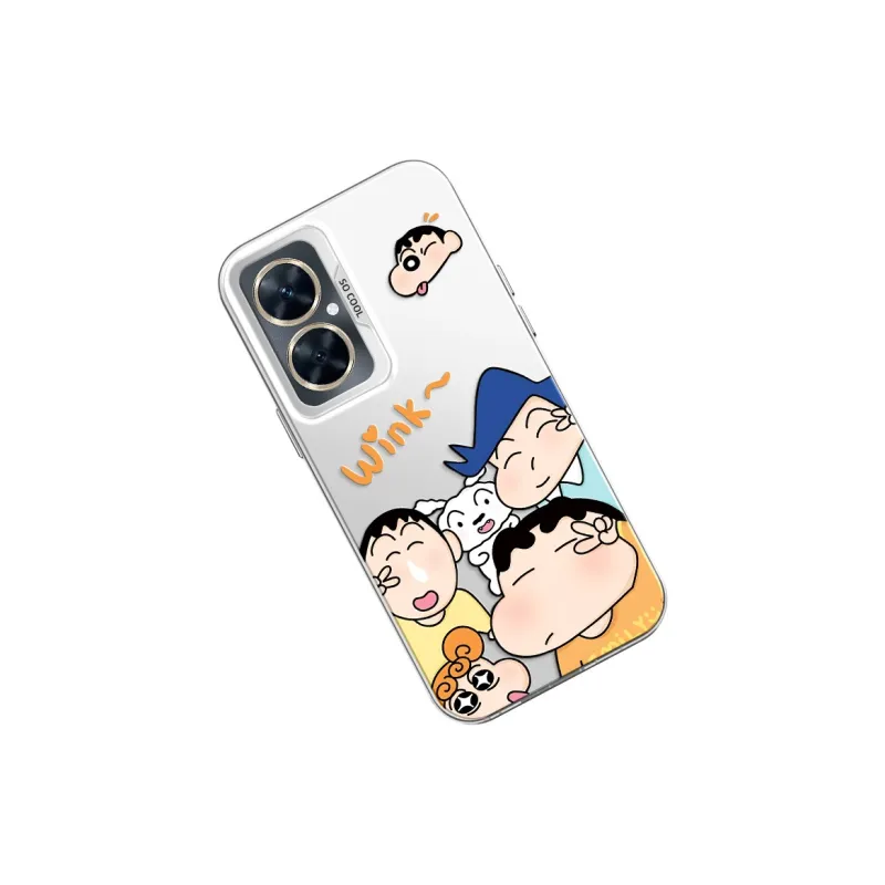 YICAIJIA Matte Material Shin Chan's Brother Y Phone Cases Compatibility With MVMOM 20/30 Trendy And Cool-17