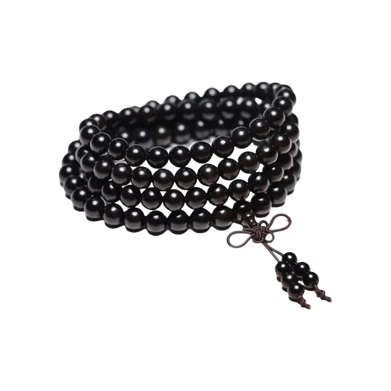 ZHUOJIN Ebony Wooden Bracelets Unisex-4