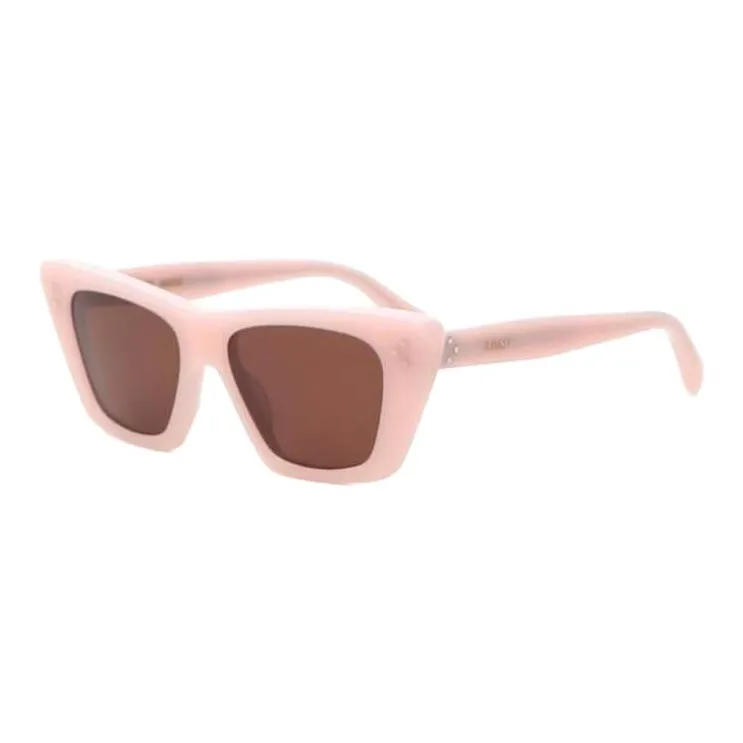 CELINE Acetate Cat Eye Sunglasses Unisex Pink-0