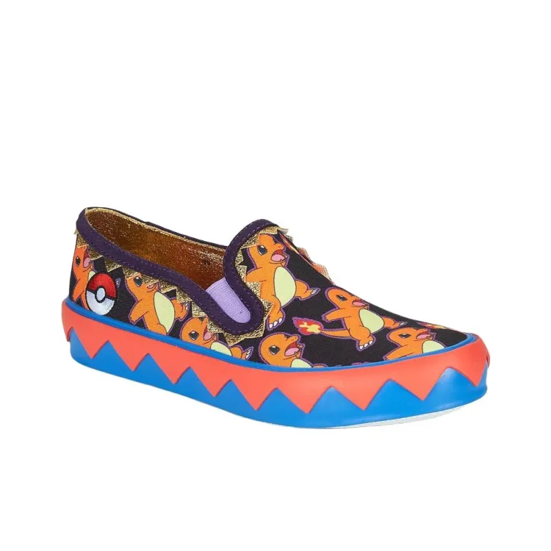 IRREGULAR CHOICE Low Top Casual Shoes Women's Orange Black-3