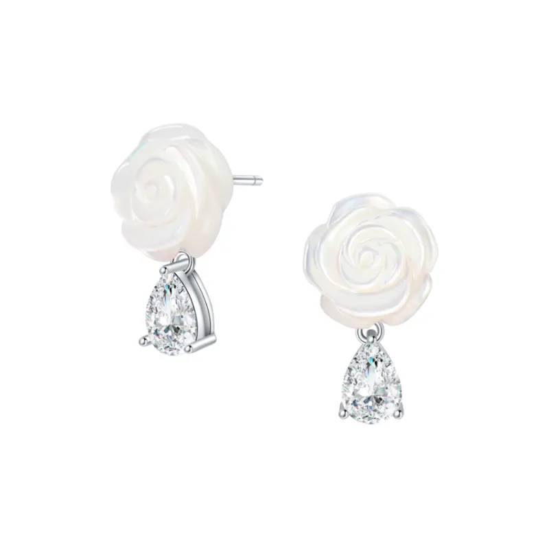 BABYBEI Mother Of Pearl Earrings Women's-3