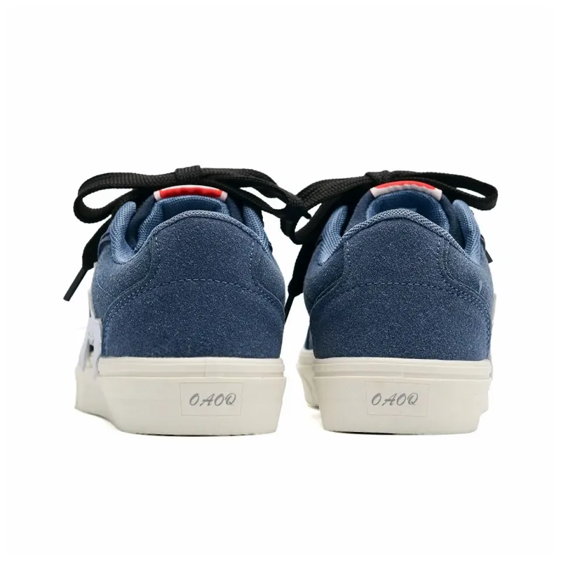 OAOQ Slip Resistant Cushioning Abrasion Resistant Lightweight Breathable Low Top Skateboard Shoes Unisex-57