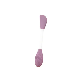 Pleasant Language Silicone Digging Scrapers 2 in 1 Dual Head Non Adhesive Facial Massage Facial Mask Brush